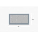 Hanah home ogledalo pierre fume white
