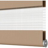 vidaXL Zebra senčilo peščeno rjava 70x150 cm tkanina širina 65,9 cm | Shoptok.si