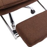 vidaXL uredska stolica od tkanine smeđa | shoptok.hr