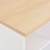 vidaXL Barski stol bijeli i boja hrasta sonome 60 x 60 x 110 cm | shoptok.hr