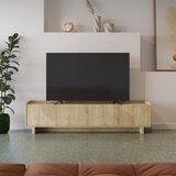 Marckeric TV komoda u dekoru hrasta u prirodnoj boji 180x45x40 cm Daira – | shoptok.hr