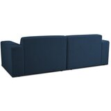 Scandic Temno modra sedežna garnitura iz tkanine bouclé 228 cm Roxy – | Shoptok.si
