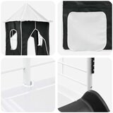 vidaXL Bela in črna 107 x 201 cm, (5000099389) | Shoptok.si