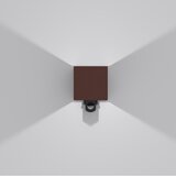 Brilagi LED spoljno zidno svetlo sa senzorom CUBE LED/6W/230V braon IP65 | Eponuda.com