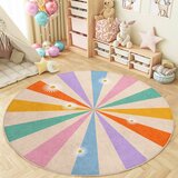 Mila Home Pralna otroška preproga ø120 cm Rainbow Daisy – | Shoptok.si