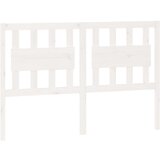 Maison Chic Posteljno vzglavje - Vzglavna omarica - Nočna omarica belo 140,5x4x100 cm trdna borovina, (21706466) Cene