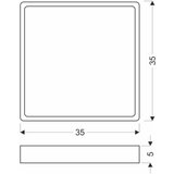  Quattro Plafonjera 3 35x35 18W LED 4000K | Eponuda.com