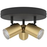 Eglo SPOT LAMPA 3XGU10 CONSUMA 1 CRNA-ZLATNA 300586 | Eponuda.com