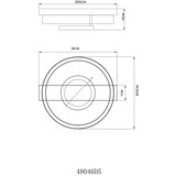 Globo stropna lampa led zara 3D 18 w, 850 lm, 3000 k | shoptok.hr