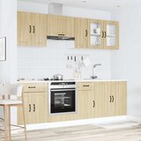  Set kuhinjskih ormarića od 8 dijelova "Lucca" od hrasta Sonoma, inženjerski drvo | shoptok.hr