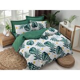 Monstera - green whitegreenyellow double duvet cover set