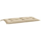  Jastuk za vrtnu klupu bež 110 x 50 x 7 cm od tkanine Oxford | shoptok.hr