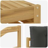  Set vanjskih sofa 7 kom. Bijela i antracit Poliester | shoptok.hr