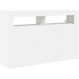  Kreveta S LED lampica Bijelo 116 x 30 x 75 cm Konstruirano drvo | shoptok.hr