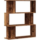 Maison Chic Knjižna omara - Knjižni regal starinski les 80x24x96 cm inženirski les, (21725429) Cene