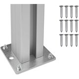  Ograda za kante za smeće Siva 85 x 85 x 115 cm Aluminij i WPC | Eponuda.ba