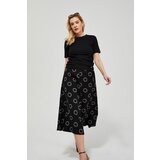 Marisse Flared Skirt With Print L-Sc-3421 Black | Shoptok.si