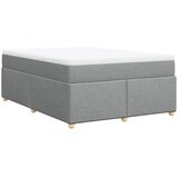  Krevet box spring s madracem svjetlosiva 160x200 cm tkanina | shoptok.hr