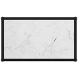  Konzolna mizica bela 60x35x75 cm kaljeno steklo, (20818329) | Shoptok.si