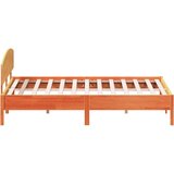  Okvir kreveta bez madraca voštano smeđi 200x200 cm od borovine | shoptok.hr