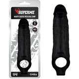 Chisa crna navlaka za penis Mighty Sleeve Cene