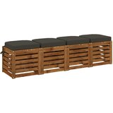  Set jastučića od 4 komada SOEST 4 pcs 100% poliester Antracit Slike