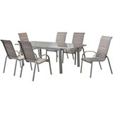 Gardenson Vrtni Set Amalfi, 7-delni, Raztegljiva Miza Cene
