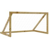  Nogometni gol s mrežom 160x80x100 cm od impregnirane borovine Cijene