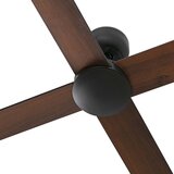 Faro 34356 - stropni ventilator RUDDER L, braon/crna, prečnik 132 cm + daljinski upravljač | Eponuda.com