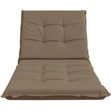  Jastučić za ležaljku GEMERT 100% poliester Sivosmeđa - Sivosmeđa 190 x 90 x 9 cm Melange | shoptok.hr