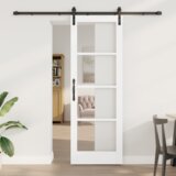 vidaXL klizna vrata s hardverskim setom 'ORKDAL'bijela 73.5x211 cm | shoptok.hr