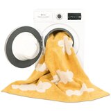 Lorena Canals Preproga iz bombaža Clouds - Mustard, Natural | Shoptok.si