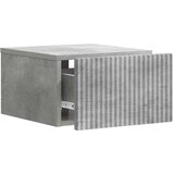  Noćni ormarić za montažu na zid s ladicama 2 pcs Betonska siva | shoptok.hr