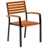 Gardenson VRTNA GARNITURA SCHLOSSGARTEN jeklo naravne barve, črna | Shoptok.si