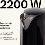 Klarstein Victoria električno kuhalo za vodu | 1,7 litara | 2200 W | Okretna baza 360° | Bezvremenski dizajn | shoptok.hr