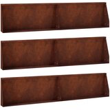  Zid za zadržavanje 6 kom. 100 x 12 x 30 cm Otporni čelik Rđa | shoptok.hr