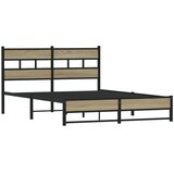  Metalni okvir kreveta bez madraca boja hrasta sonome 135x190 cm | Eponuda.ba