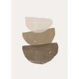 Venture Home poster Brush Strokes 50 × 70 cm, bež | shoptok.hr