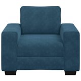 SOFA fotelja plava 100x77x82 cm baršun | shoptok.hr