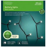 Lumineo Led novogodišnje lampice baterija 8 funkcija topla bela L1430cm 497161 Cene