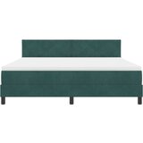 vidaXL Box Spring Krevet s Madracem Tamnozelena Super King Baršun | shoptok.hr
