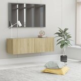 vidaXL TV omarica sonoma hrast 100x30x30 cm iverna plošča Cene