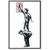  Plakat - Graffiti is a Crime 21x30 Crni okvir | shoptok.hr