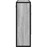 vidaXL Kopalniška omarica z ogledalom siva sonoma 65x20x60 cm inž. les | Shoptok.si