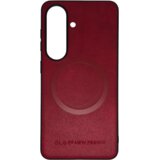  zaštitna silikonska futrola (olge magnetic) za samsung galaxy S26, crvena | Eponuda.com