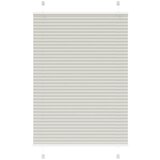 vidaXL Plisirana žaluzija svetlo siva 100x150 cm Širina tkanine 99,4cm | Shoptok.si