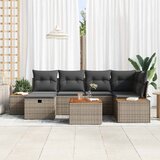  Sjedeća garnitura za vrt 7 pcs Siva 55 x 62 x 69 cm Poli ratan | shoptok.hr