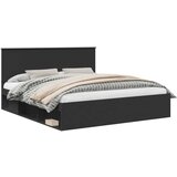  okvir za krevet crna 180 x 200 cm čvrsto borovo drvo | shoptok.hr