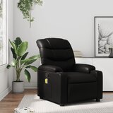  fotelja za odmor crna umjetna koža - 1 Ručno guranje unatrag | shoptok.hr