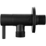 REA Bath Kotnični ventil 1/2" x 3/8" Black | Shoptok.si